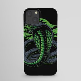 Green Cobra Viper Snake iPhone Case