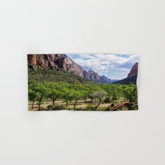 Valley cliffs 4 Hand & Bath Towel