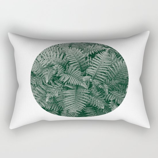 Fern Leaves Rectangular Pillow