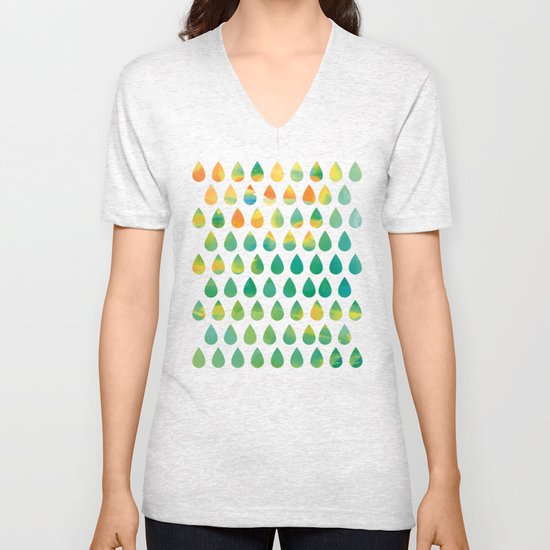 Monsoon Rain Unisex V-Neck