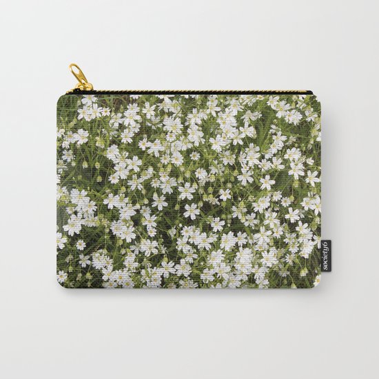 Stitchwort Stellaria Wild Flowers Carry-All Pouch