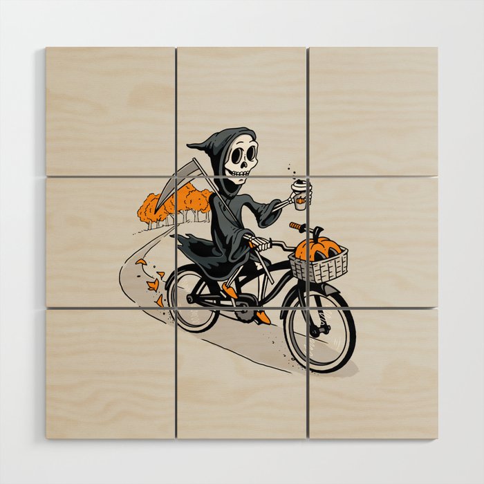 Fall Reaper Wood Wall Art