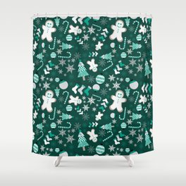 Emerald City Christmas Delights Shower Curtain
