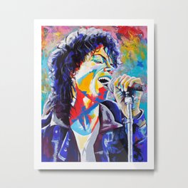 Abstract Painting of MJ Metal Print