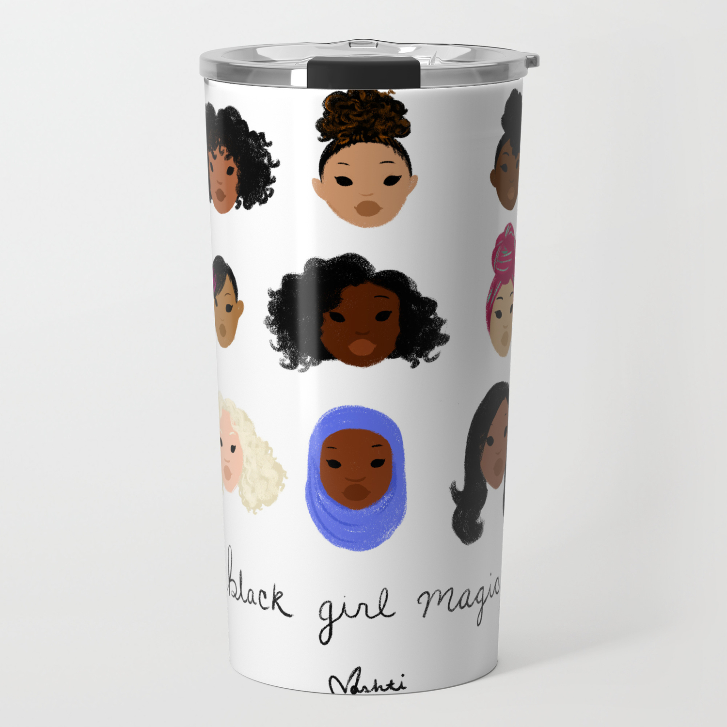 Black Girl Magic Looks Travel Mug By Vashtiharrison Society6