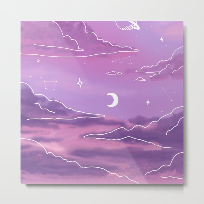Purple Sunset View Poster by trajeado14 | Society6