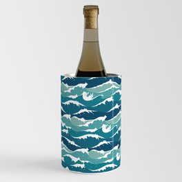 Cat waves pattern Wine Chiller