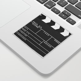 Film Movie Video production Clapper board Sticker