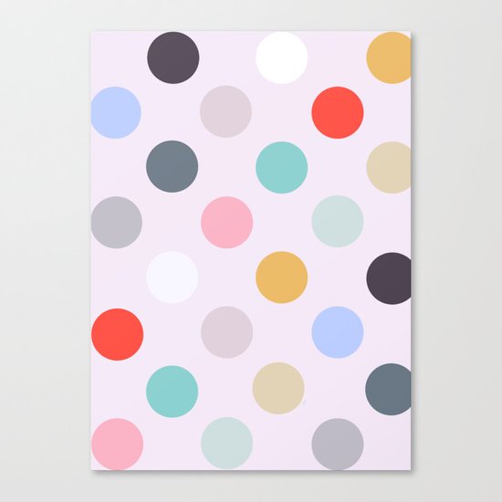Polka Dots Canvas Print