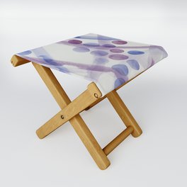 Watercolor Abstract Bubbles of Social Communication 3 Folding Stool