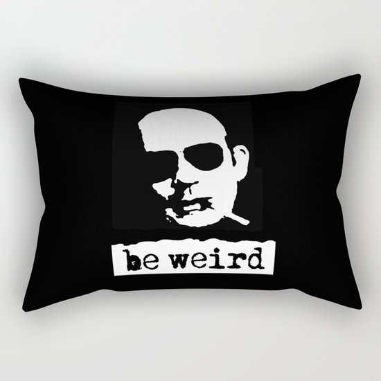 Hunter S. Thompson | Be Weird Rectangular Pillow