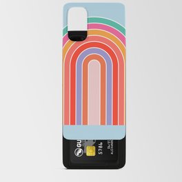 Vintage Colorful Rainbow Android Card Case