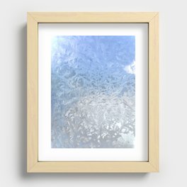 Fractals Frozen Recessed Framed Print