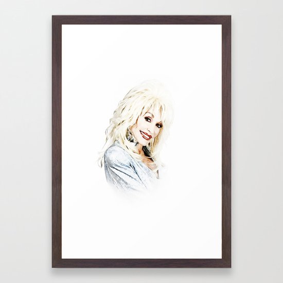 Dolly Parton Pop Art Framed Art Print By Wcsmack Society6
