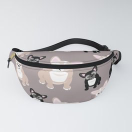 French Bulldog Puppies Fanny Pack