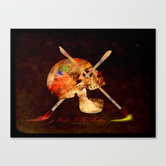 Argh…T Me Matey 036 Canvas Print