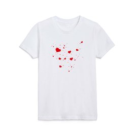 Valentine’s Hearts - Pink Kids T Shirt