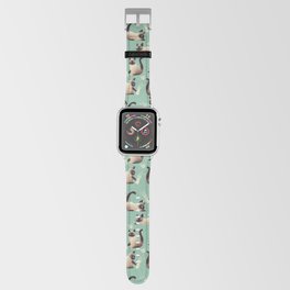 Bad Siamese Cats Knocking Stuff Over Apple Watch Band