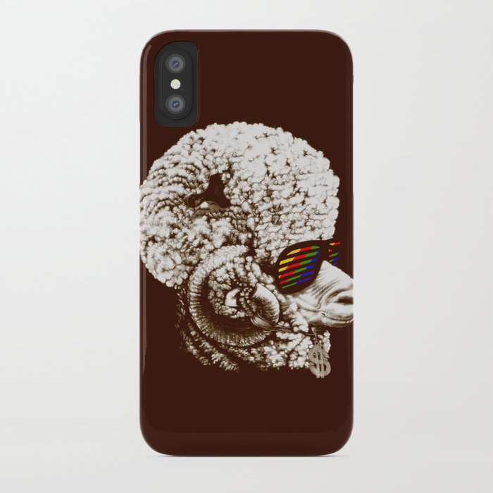 Funky sheep iPhone Case