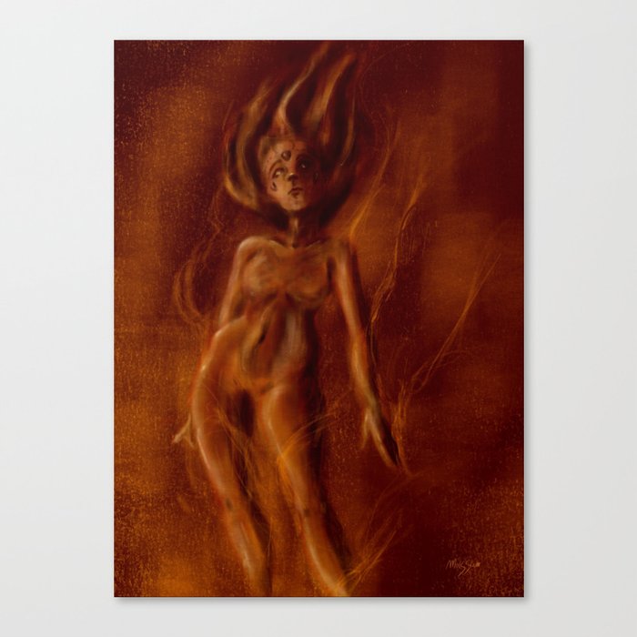 Feuer Canvas Print