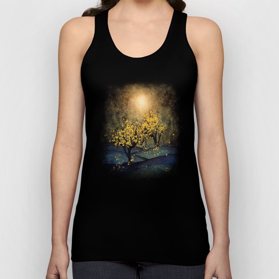 Yellow Autumn Unisex Tank Top