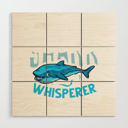 Whale Shark Tooth Mexico Cute Funny Wood Wall Art