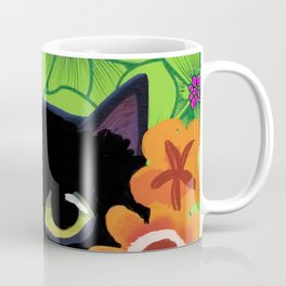Hide and Seek Kitten  Coffee Mug