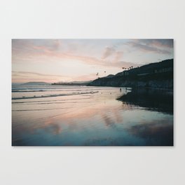 Sunset at Pismo Canvas Print