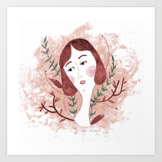 Daphné Art Print