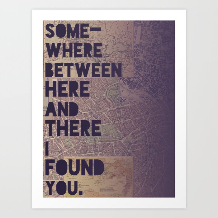 Here & There Art Print