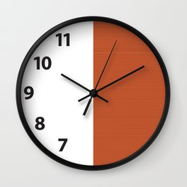 Terracotta 1000°C Wall Clock