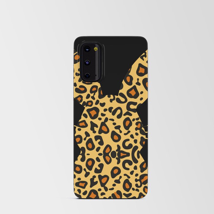 Cute Womens Happy Easter Leopard Bunny Android Card Case
