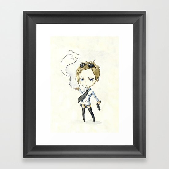 Hitgirl Framed Art Print