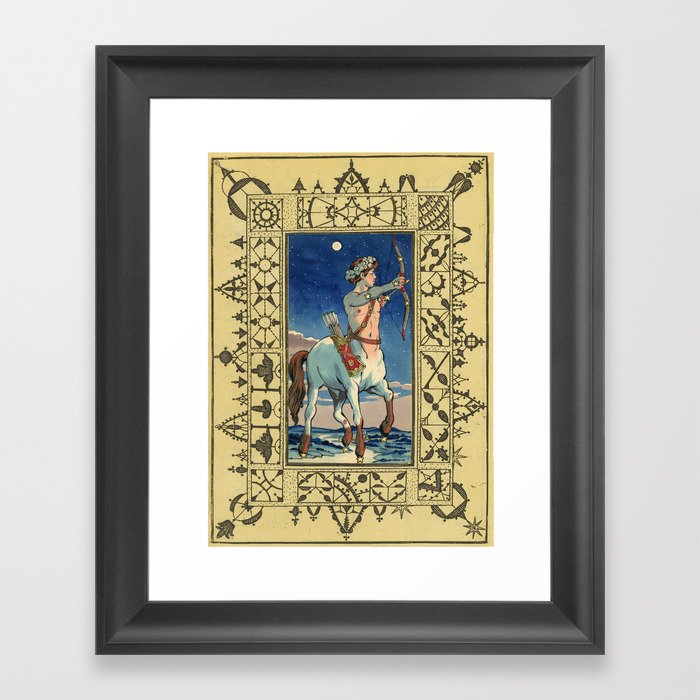 Sagittarius Framed Art Print