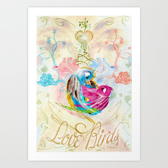 Lovers Art Print