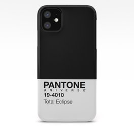 Pantone Universe Total Eclipse Print iPhone Case