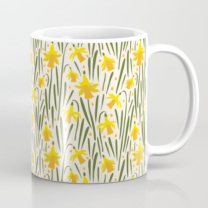 Daffodil Pattern Coffee Mug