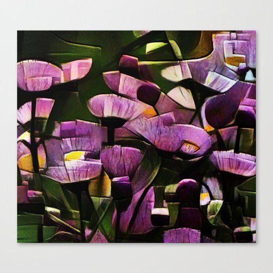 Abstract Wldflowers Canvas Print