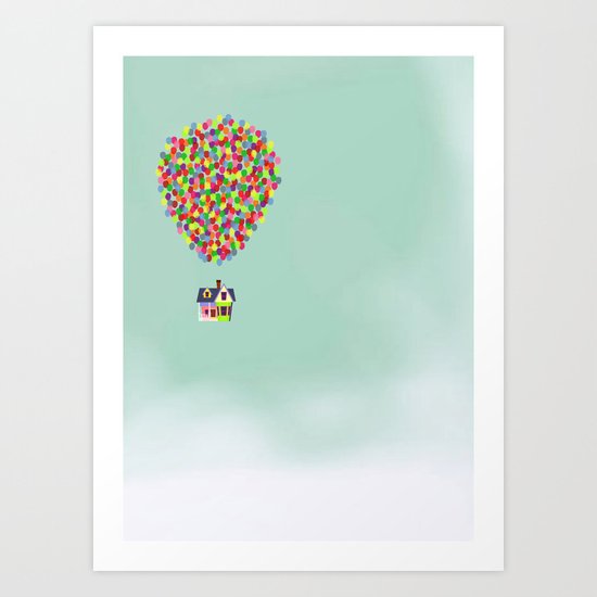 Up Art Print