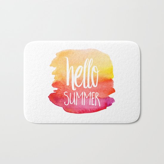 Hello Summer Bath Mat