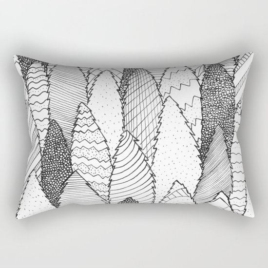 Pattern Trees Rectangular Pillow