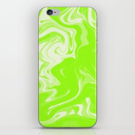 Green Wave Grunge iPhone Skin