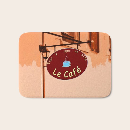 Le Cafe, France Bath Mat