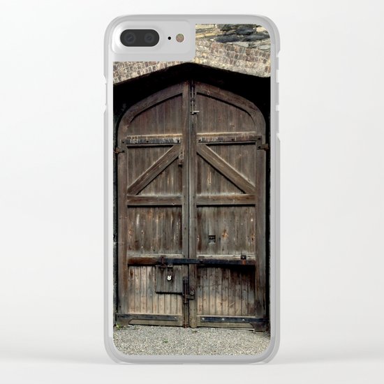 Old Wooden Door | Doors | Ireland | Kilmainham Gaol Door Clear iPhone Case