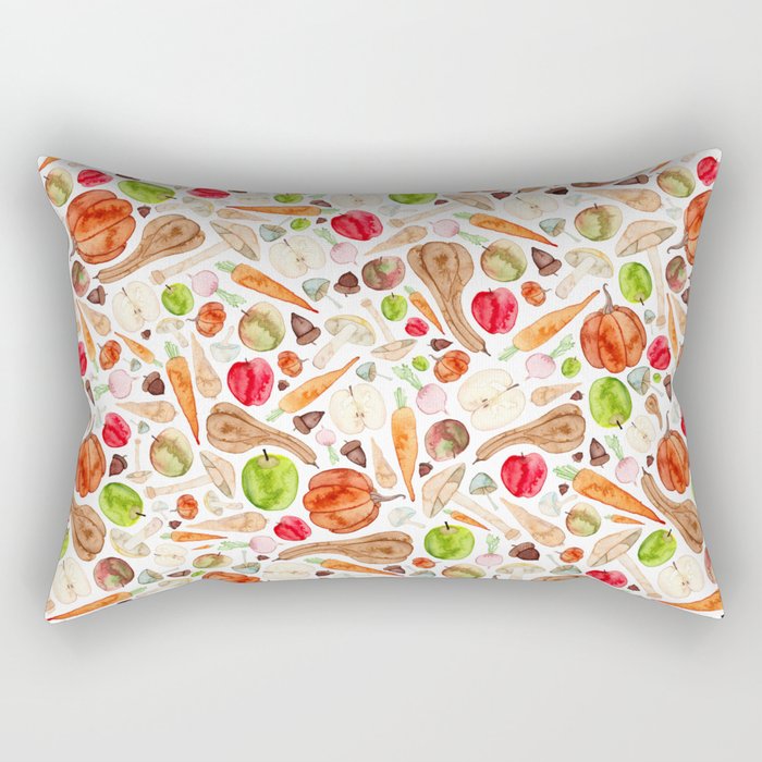 Fruit and Vegetables  Rectangular Pillow