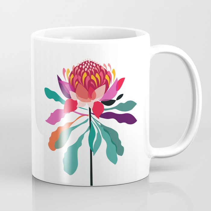 Australian Native; Waratah Coffee Mug