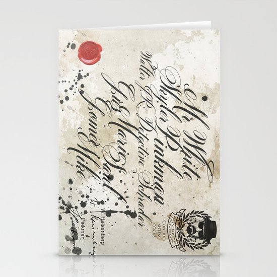Heisenberg University Stationery Cards