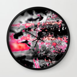 Abstract rough surface Wall Clock