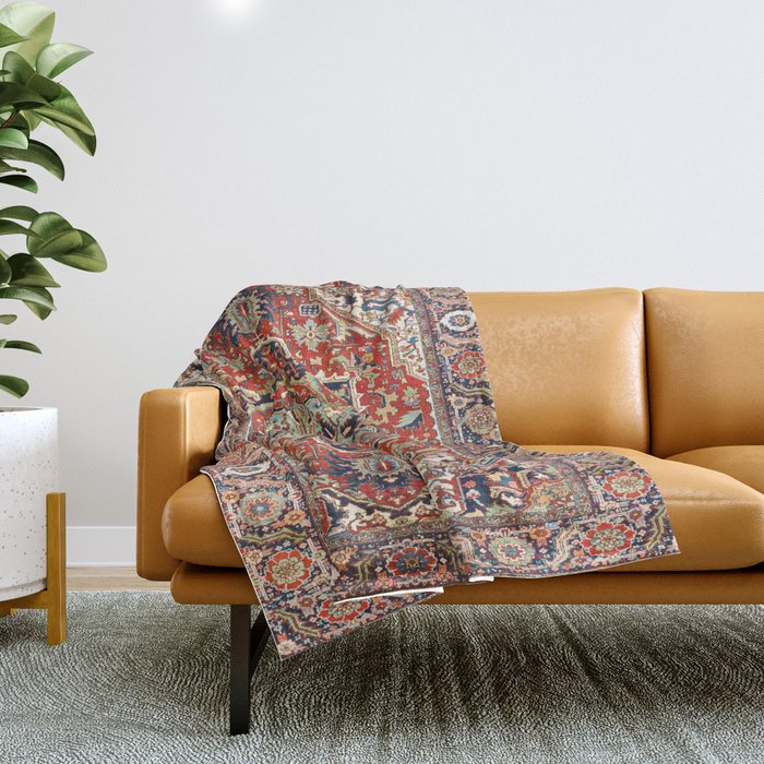 Heritage Oriental Traditional Bohemian Moroccan Style  Throw Blanket