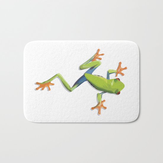 Greenery tree-frog Bath Mat
